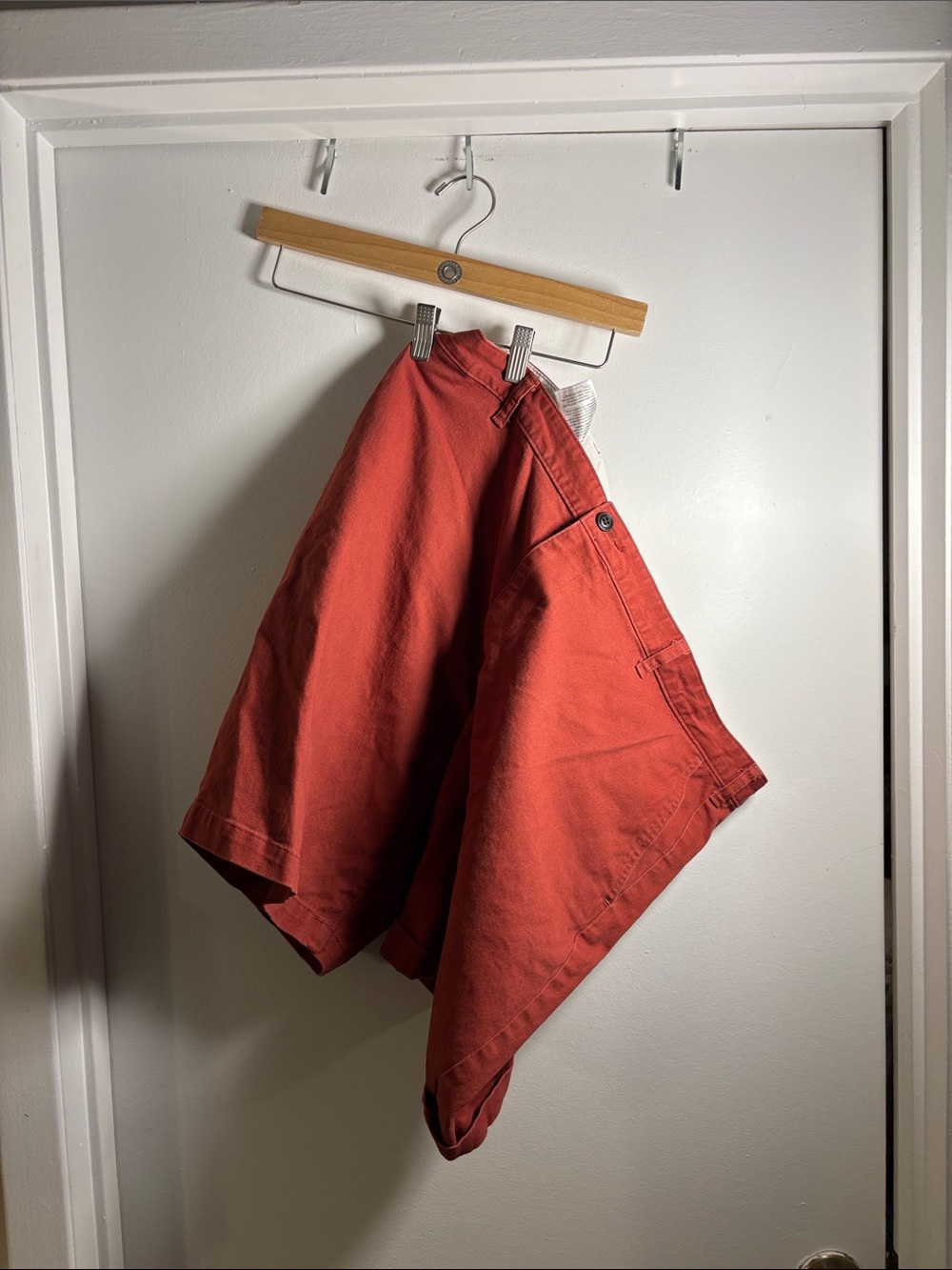 Dockers Red Coral Cotton Shorts